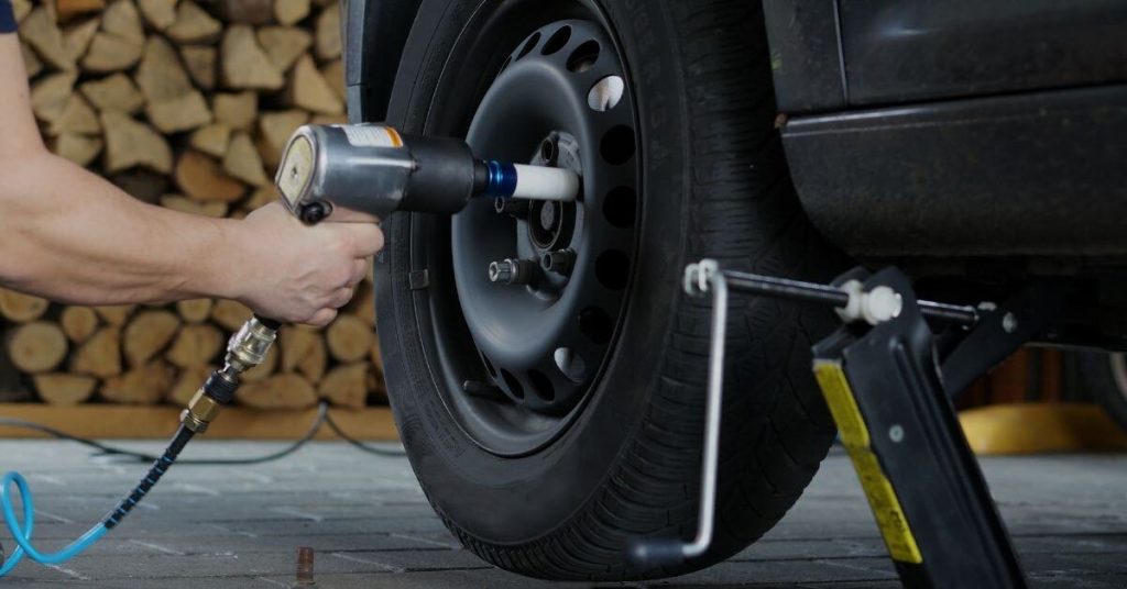 punktering byta ett däck
